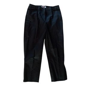 Saks Fifth Avenue women’s Real Clothes black pants size 10 cropped ankle office